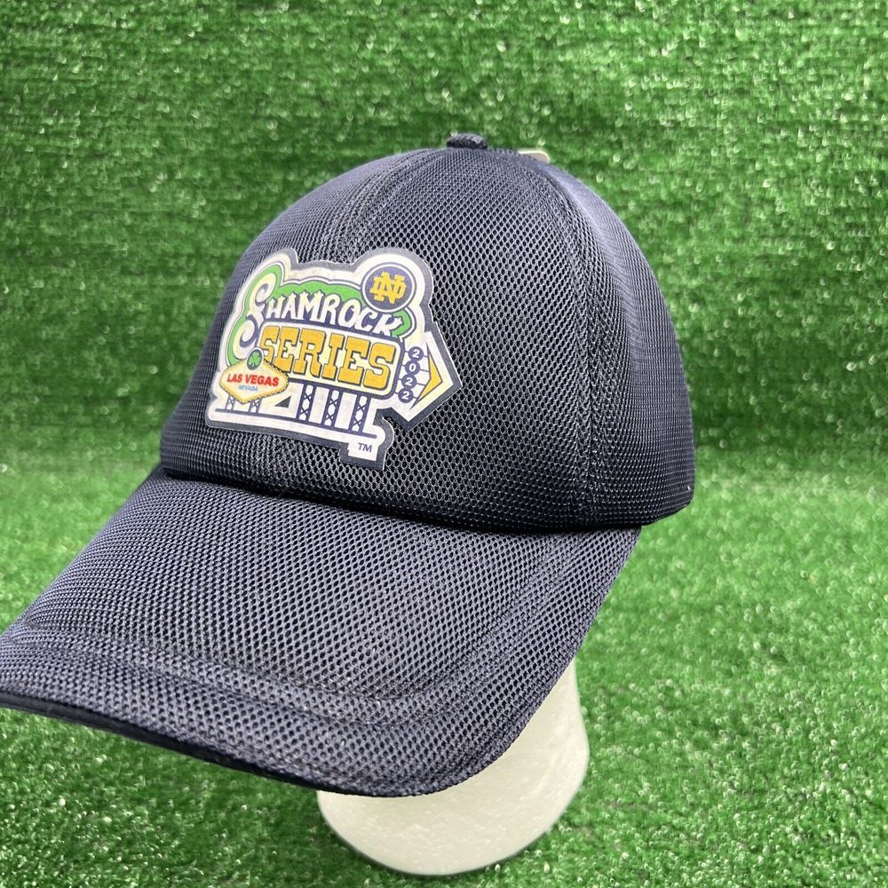 Notre Dame Fighting Irish Shamrock Series Las Vegas Navy Blue Baseball Hat NWT